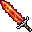 fiery spike sword